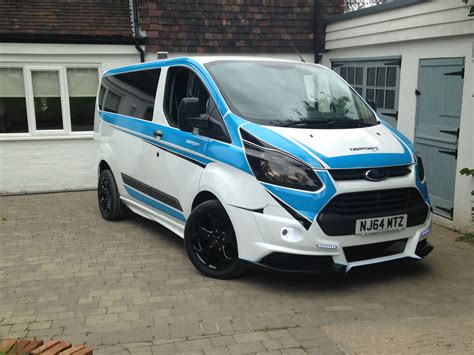 Ford Transit Custom Van With T Sport Transit Body Kit And Graphics By