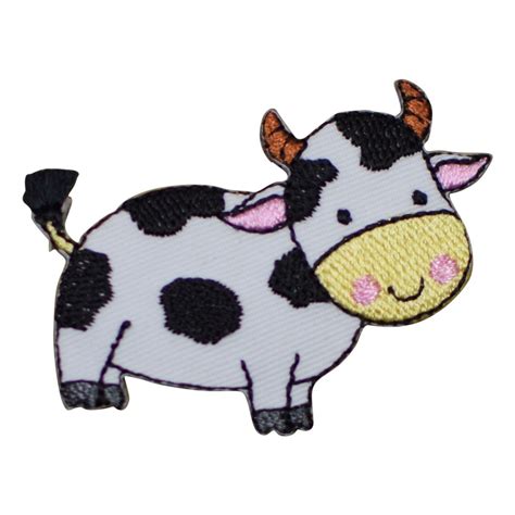 milk cow applique patch dairy cheese farmer badge 2 1 8 iron on ebay cow applique