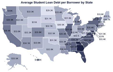Measured against its overall population, new hampshire has the highest percentage of college students. Student Loan Debt by State 2021: Average + Total Debt