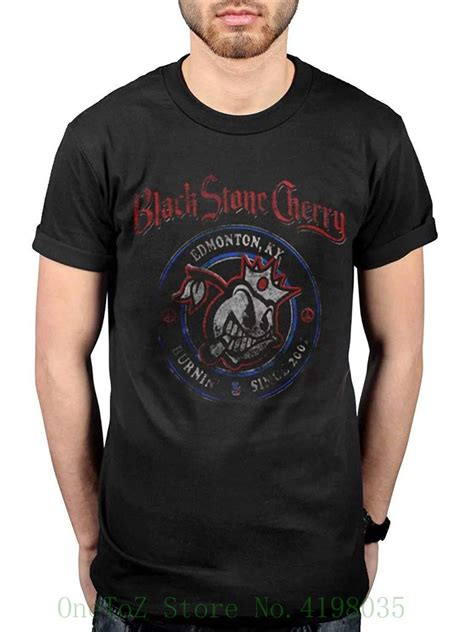 Official Black Stone Cherry Since 2001 T Shirt Tee Shirt Hipster Harajuku Brand Clothing T Shirt
