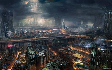 Sci Fi City Wallpapers 74 Images