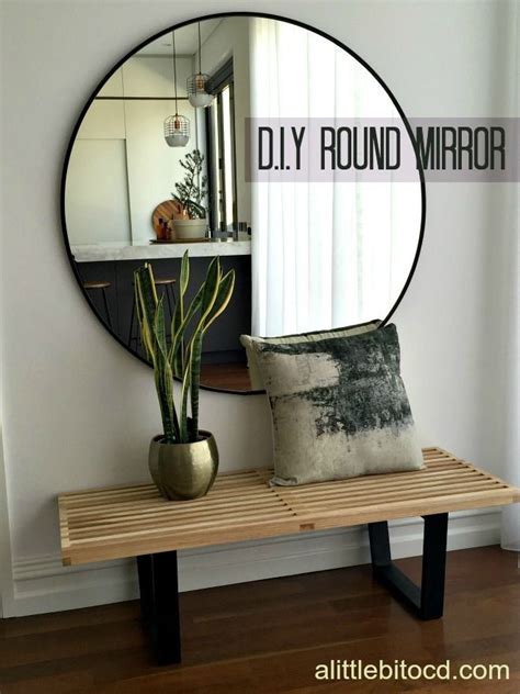 Do It Yourself Over Sized Round Mirror Statement For Under 200