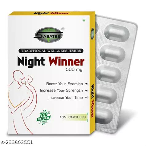 Night Winner Ayurvedic Wellness Shilajit Capsule Sex Capsule Sexual Capsule For Stamina Fast