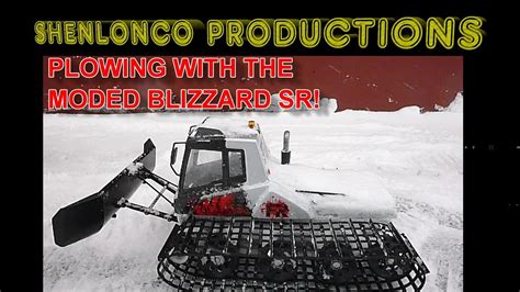 Kyosho Blizzard Fr Plowing The Snow With Modified Rotary Knob Plow