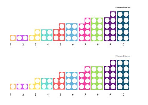 Numicon Style Number Flashcards Printable Teaching Resources Print