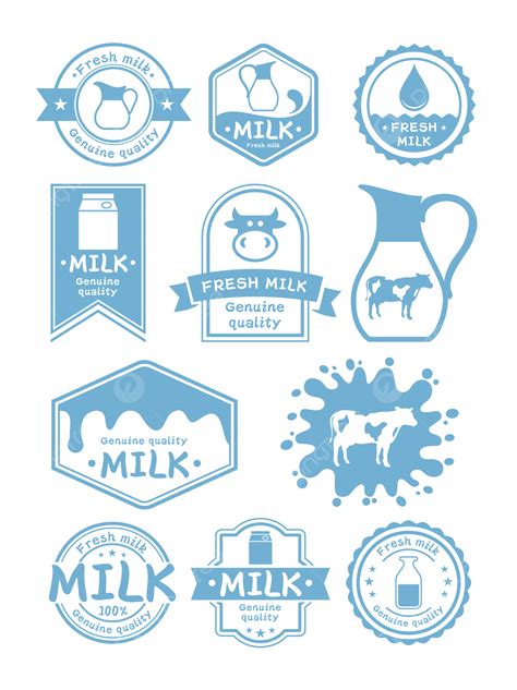 Milk Dairy Products Vector Png Images Vector Dairy Products Milk Label