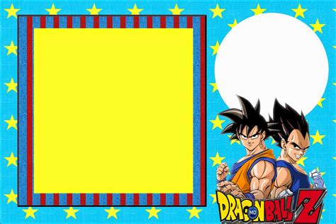 Unlock new cards by beating increasingly more challenging opponents. Dragon Ball Z: Free Printable Invitations. - Oh My Fiesta! in english