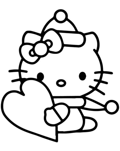 Dibujos De Hello Kitty Para Imprimir Y Colorear Reverasite