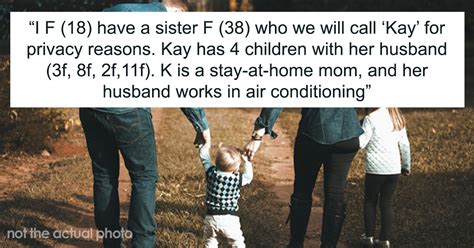 18 Yo Asks If Shes Wrong For Not Acting Excited When Her Sister Announced Her Fifth Pregnancy