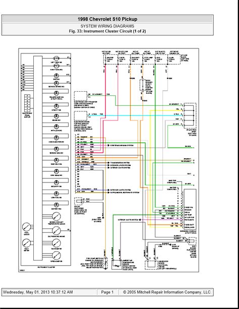 Diagram 1999 S10 Wiring Diagram For Gauges Mydiagramonline