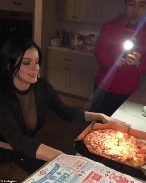 Ariel Winter Celebrates Her 21st Birthday With Pizza Party After