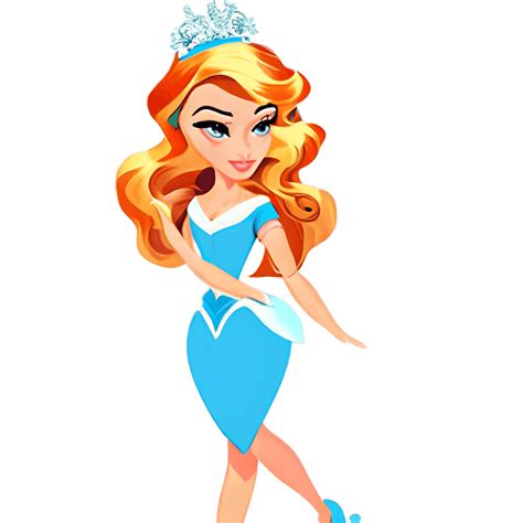 Cinderella Disney Princess With Bratz Style 50s Makeup · Creative Fabrica