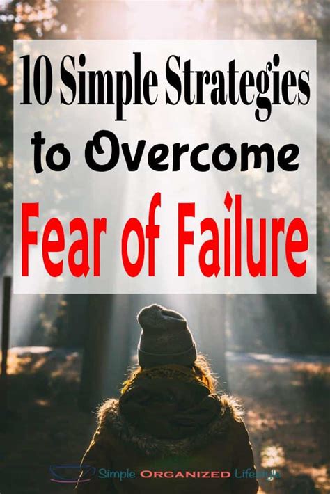 Overcome Fear Of Failure With 10 Simple Strategies Home Money Habits