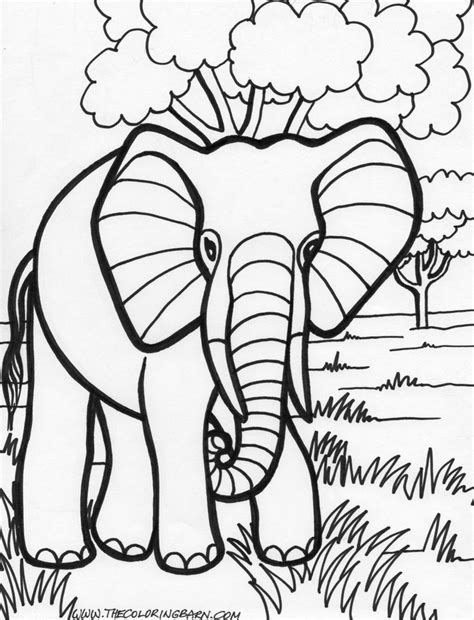 Collection of free printable coloring page of elephant (31) coloring page elephant indian elephant colouring pages 24 best y Blank Pattern Elephants images on Pinterest ...