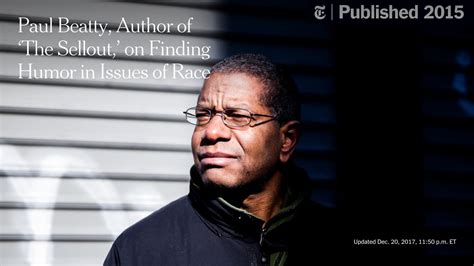 Paul Beatty Author Of ‘the Sellout On Finding Humor In Issues Of