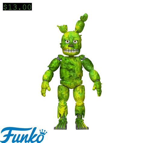 Action Figures Tie Dye Springtrap Five Nights At Freddys Now
