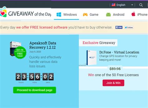 Get Licensed Software For Free With Giveawayoftheday