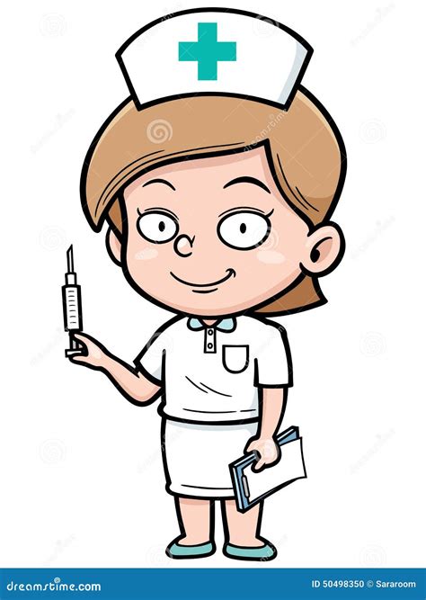 Nurse Stock Vector Illustration Of Mascot Beautiful 50498350