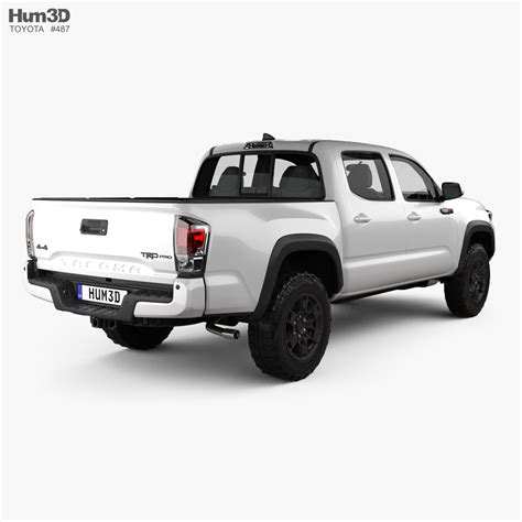 Toyota Tacoma Double Cab Short Bed Limited 2022 3d Model