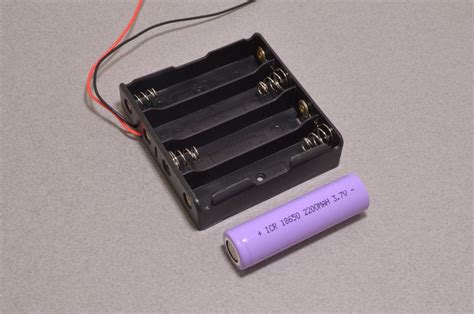 4 X 18650 Battery Holder 148v Battery Pack Bc Robotics