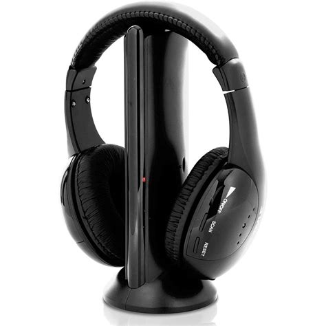 5 In 1 Wireless Headphones Over Ear Headsetsrf High Fidelity With