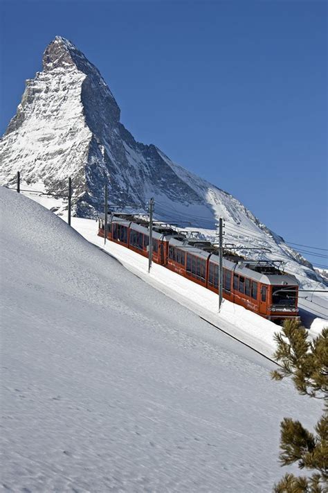 Matterhorn Train In Snow Train Travel Train Fall Vacations
