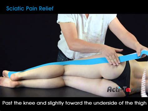 Acti-Tape - Sciatic Pain Relief - YouTube