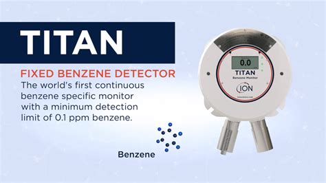 Titan Fixed Benzene Specific Gas Monitor Ion Science Uk