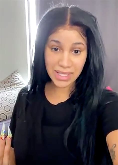 Cardi B Shows Off Makeup Free Complexion On Social Media After Sharing