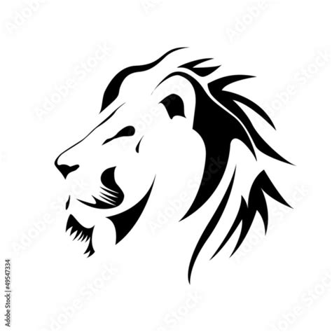 Logo Lion Strength And Courage Concept Vector Stock Image And Royalty Free Vector Files On