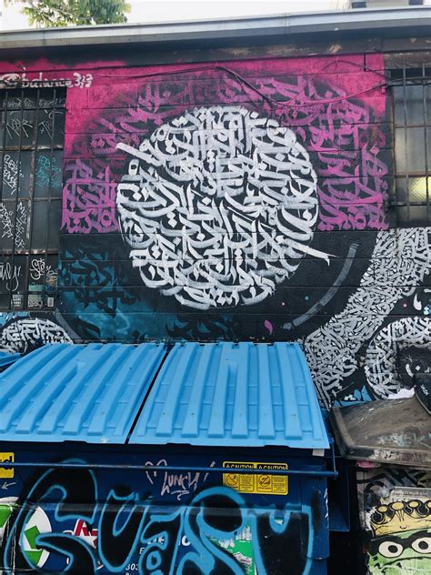 Arabic Calligraphy Street Art Sighted In Denverco Rarabiccalligraphy