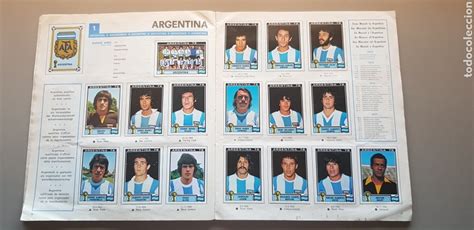 Album Completo Mundial Argentina 78 1978 Panini Comprar Álbumes De Fútbol Completos En