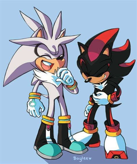 Silver And Shadow Laughing Shadow The Hedgehog Sonic And Shadow