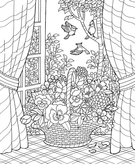 Outstanding landscape coloring pages for kids. Coloring Party