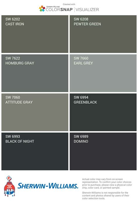 Sherwin Williams Black Paint Colours