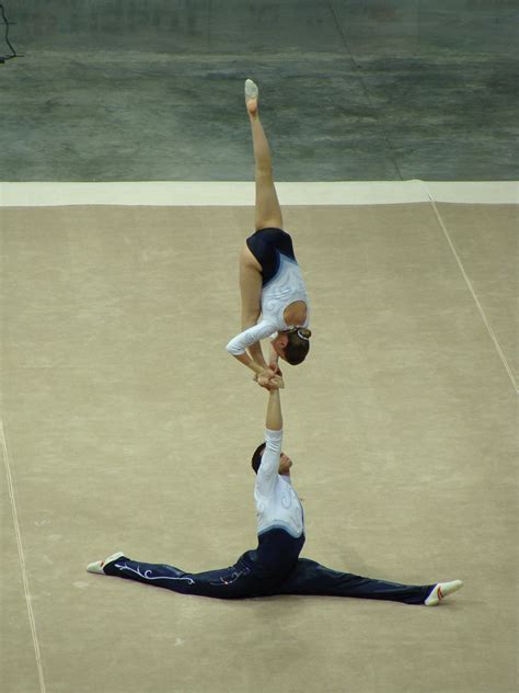 Team Gb For The Mixed Pairs Balance Acrobatic Gymnastics Flickr