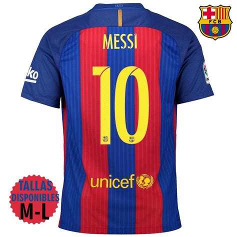 Ya disponibles la primera y segunda equipación 2020/2021 en la nueva temporada que nos ocupará desde el 2020 al 2021 veremos al barcelona vestir con una primera equipación clásica inspirada en la que llevaron en los años 20. Camiseta Nike Fc Barcelona 2016/17 Messi 10-100% ...
