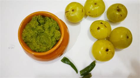 Amla Chutney Recipe Indian Gooseberry आवल क तख चटन YouTube
