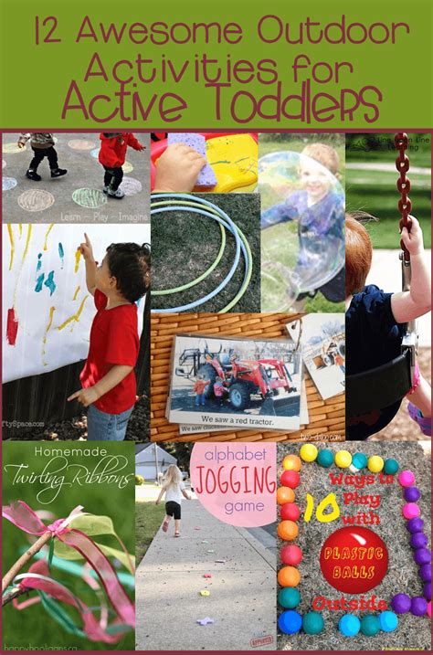 12 Awesome Outdoor Activities For Active Toddlers Line Upon Line Learning