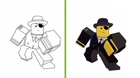 Draw Roblox Roblox Pictures Of Characters Drawing Roblox Characters Gambaran