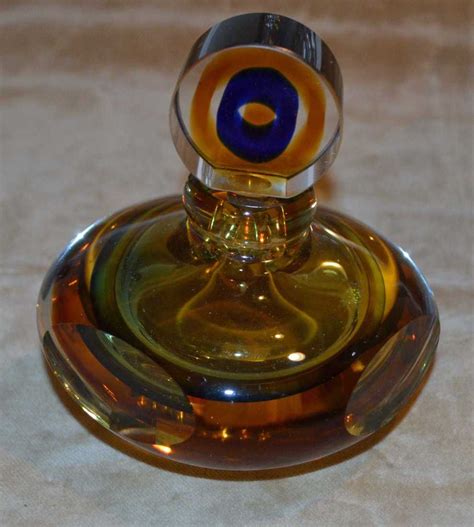 5th Avenue Crystal Amber Perfume Bottle