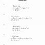 Integration By Parts Practice Worksheet