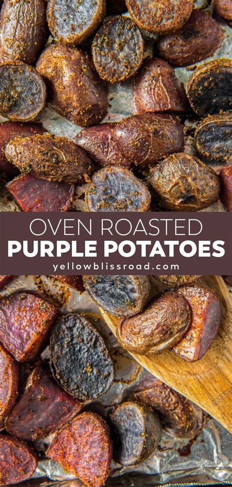 Healthy Roasted Purple Potatoes Recipe