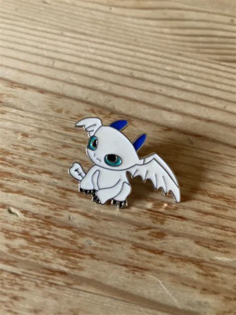 How To Train Your Dragon Toothless Light Fury Character Enamel Pin