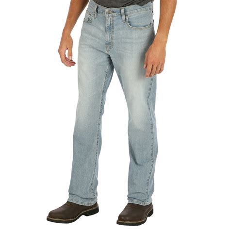 George George Mens Bootcut Fit Jean With Flex