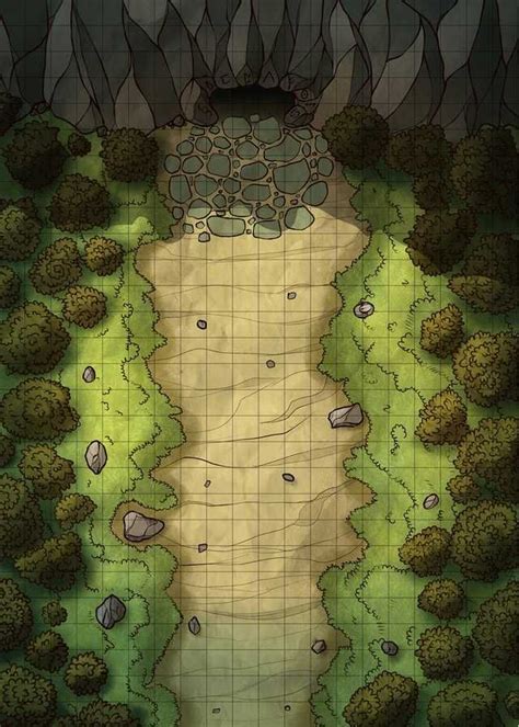 Cave Passage Dungeon Maps Tabletop Rpg Maps Pathfinder Maps