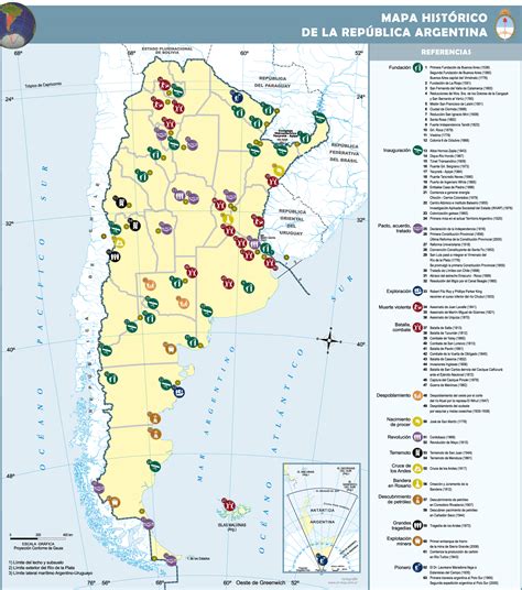 Historical Map Of Argentina Ex