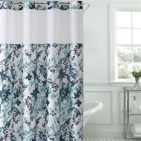 Hookless Water Color Print Shower Curtain