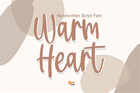 Warm Heart Font By Dmletter31 · Creative Fabrica