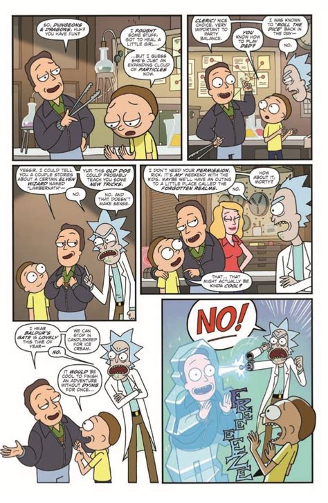 comiclist previews rick and morty vs dungeons and dragons 3